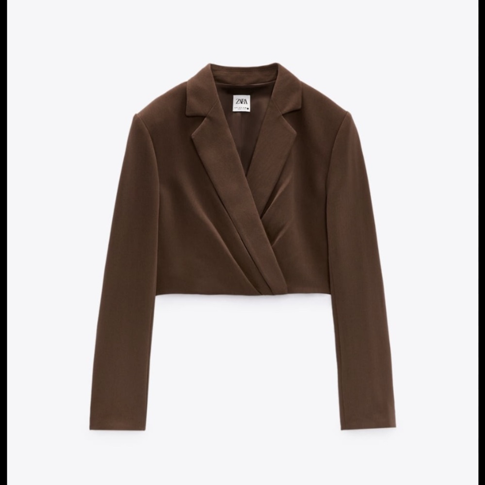 Zara Dark Brown Women's Blazer